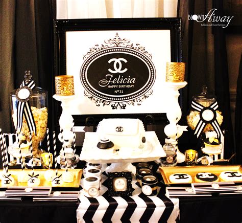 Coco Chanel Birthday Party Decoration Themes Ideas 